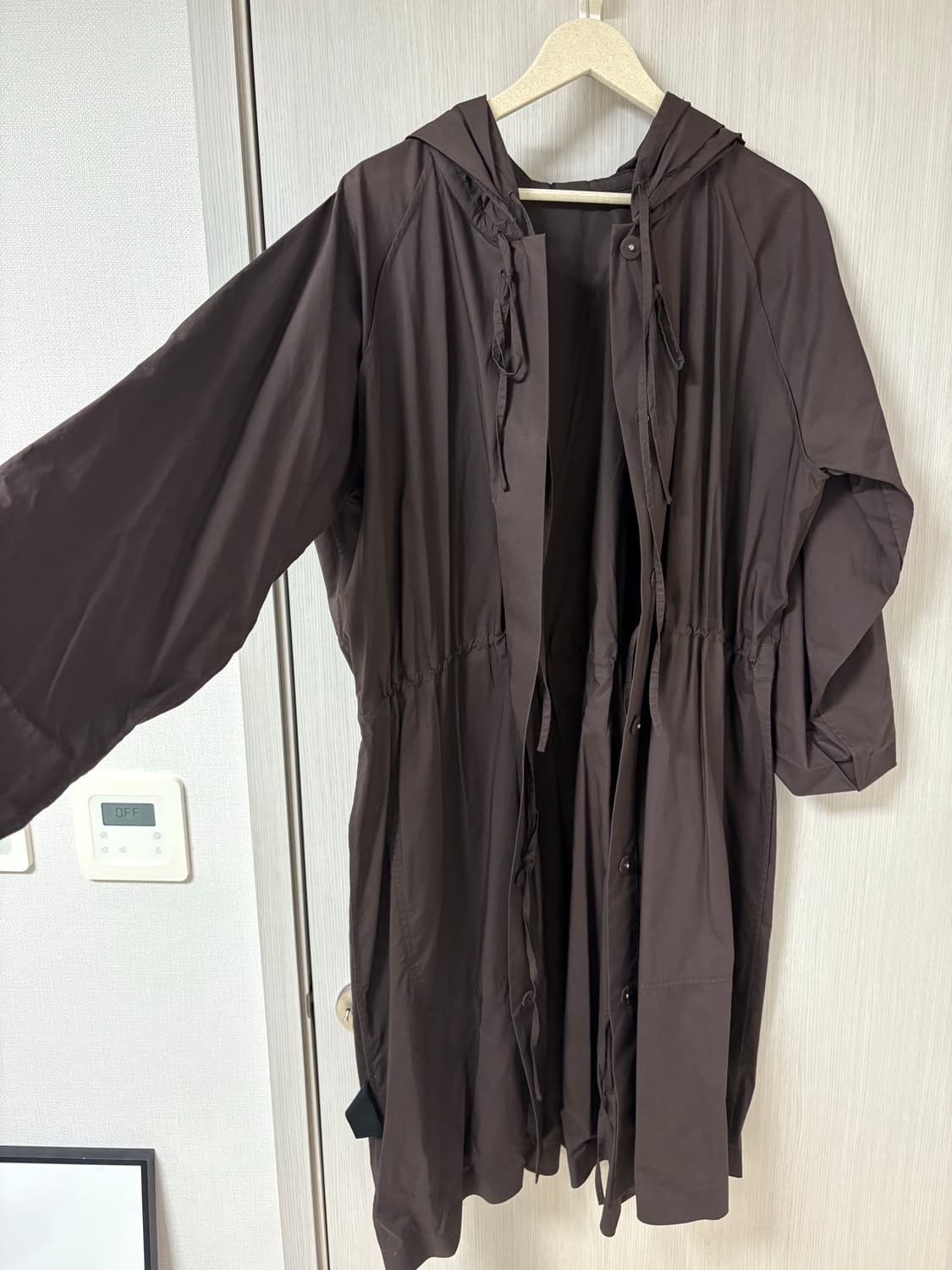 COS 코스 레인코트 원피스 브라운 M/L 상품이미지1