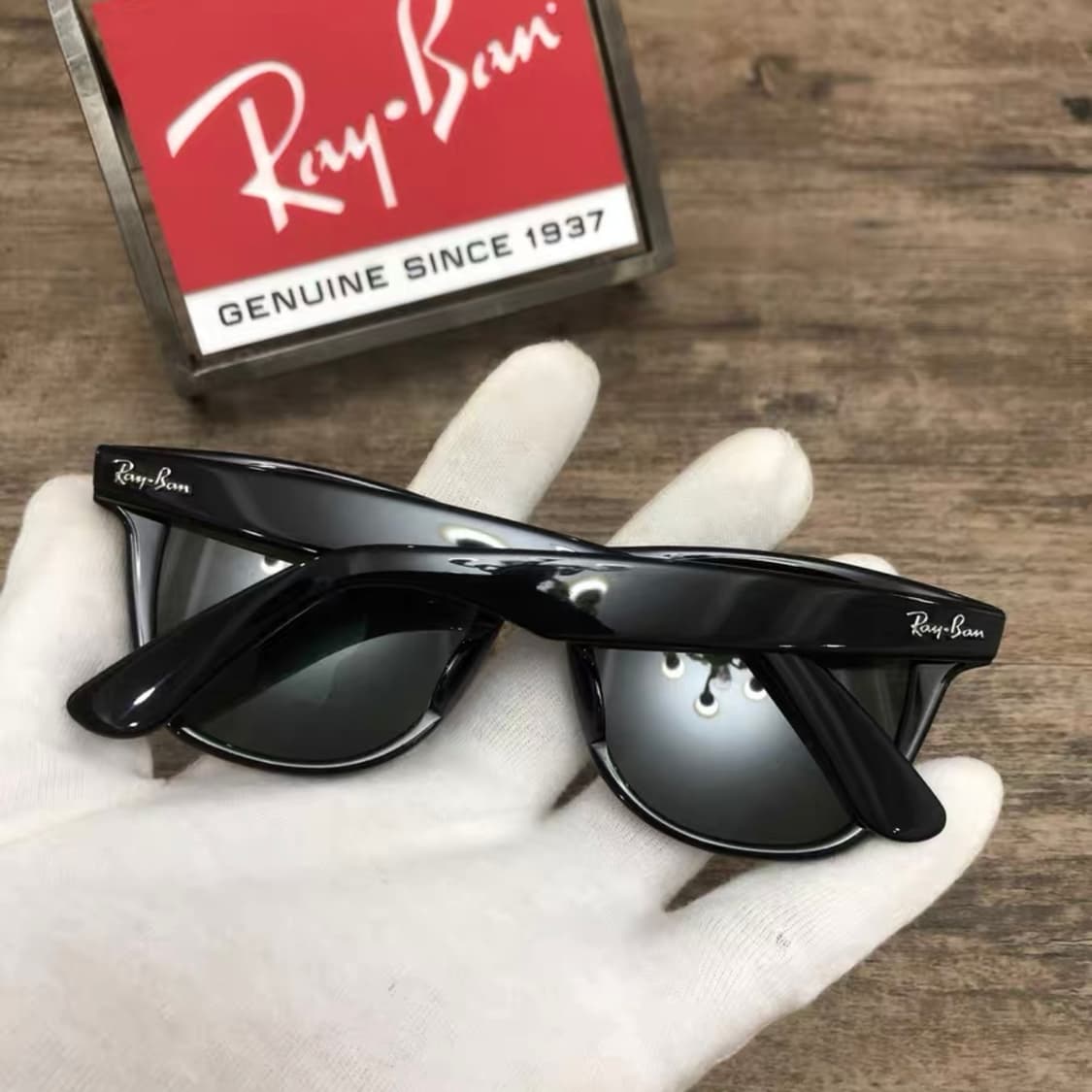 레이벤 RB2140F wayfarer 선글라스 블랙 상품이미지4