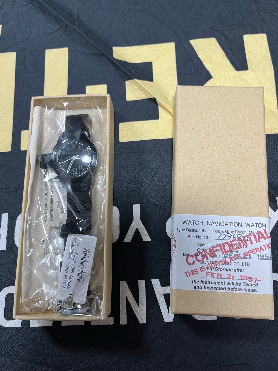 몬트롤로이 밀리터리 워치 블랙 상품이미지3