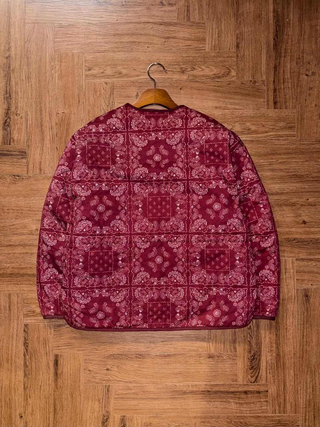 버커루 페이즐리 양털 퀄팅자켓 상품이미지4