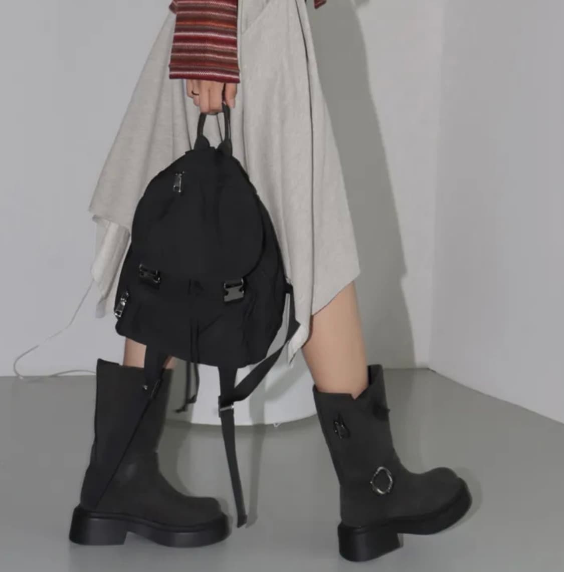 버클 나일론 미니 백팩 상품이미지2