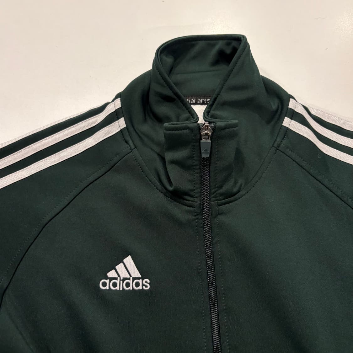 [M] 아디다스 삼선 트랙탑 져지 집업 그린 D96 상품이미지3