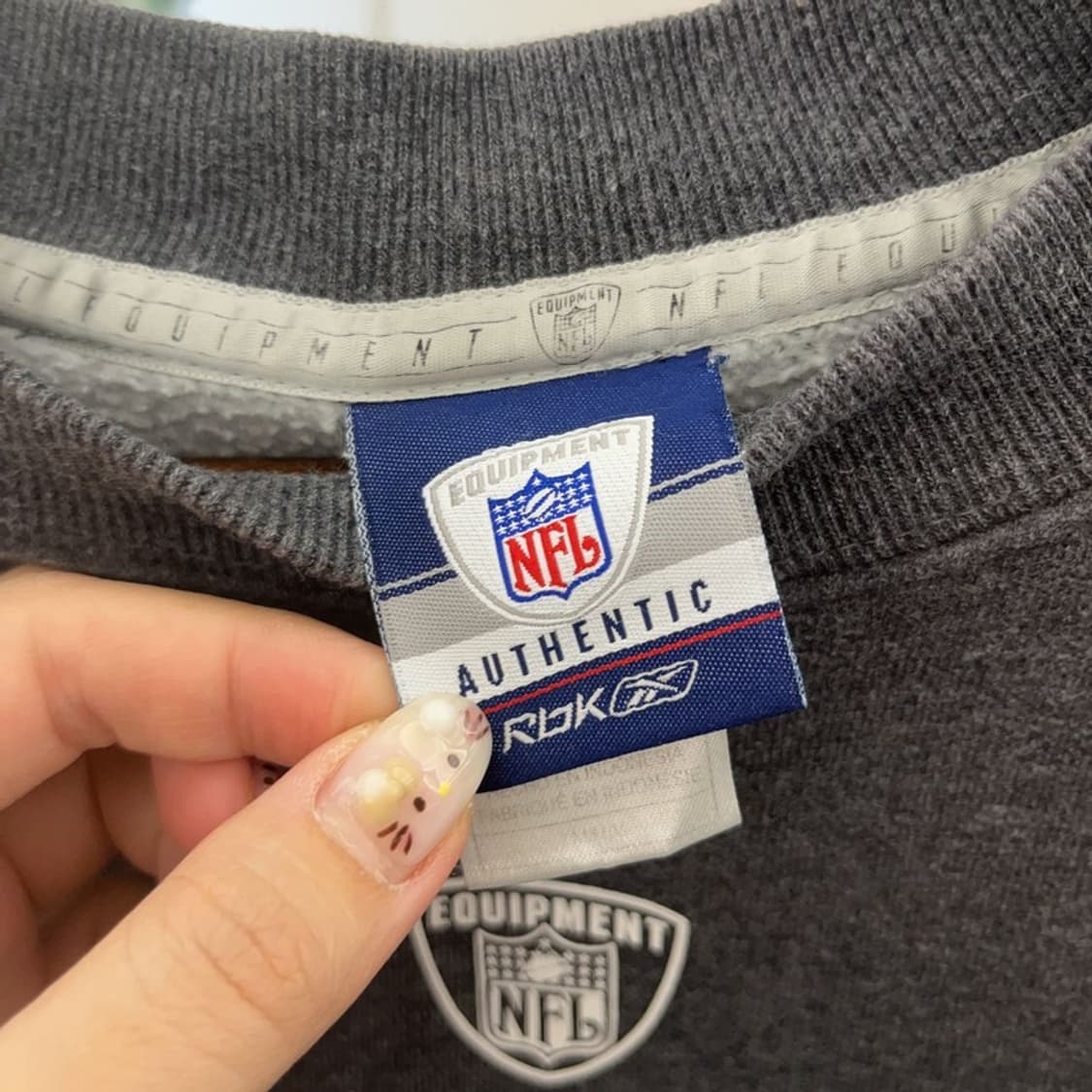 리복 NFL 어센틱 약기모 오버핏 스웻셔츠 맨투맨 105 C06311 상품이미지3