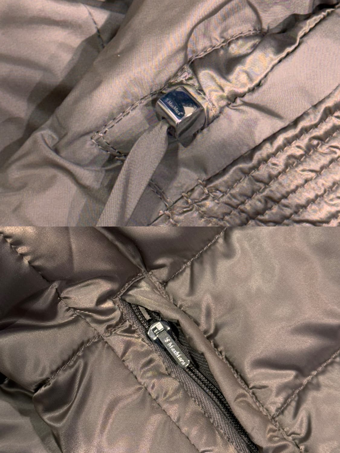 막스마라 리버시블 브라운 여성 패딩 상품이미지7