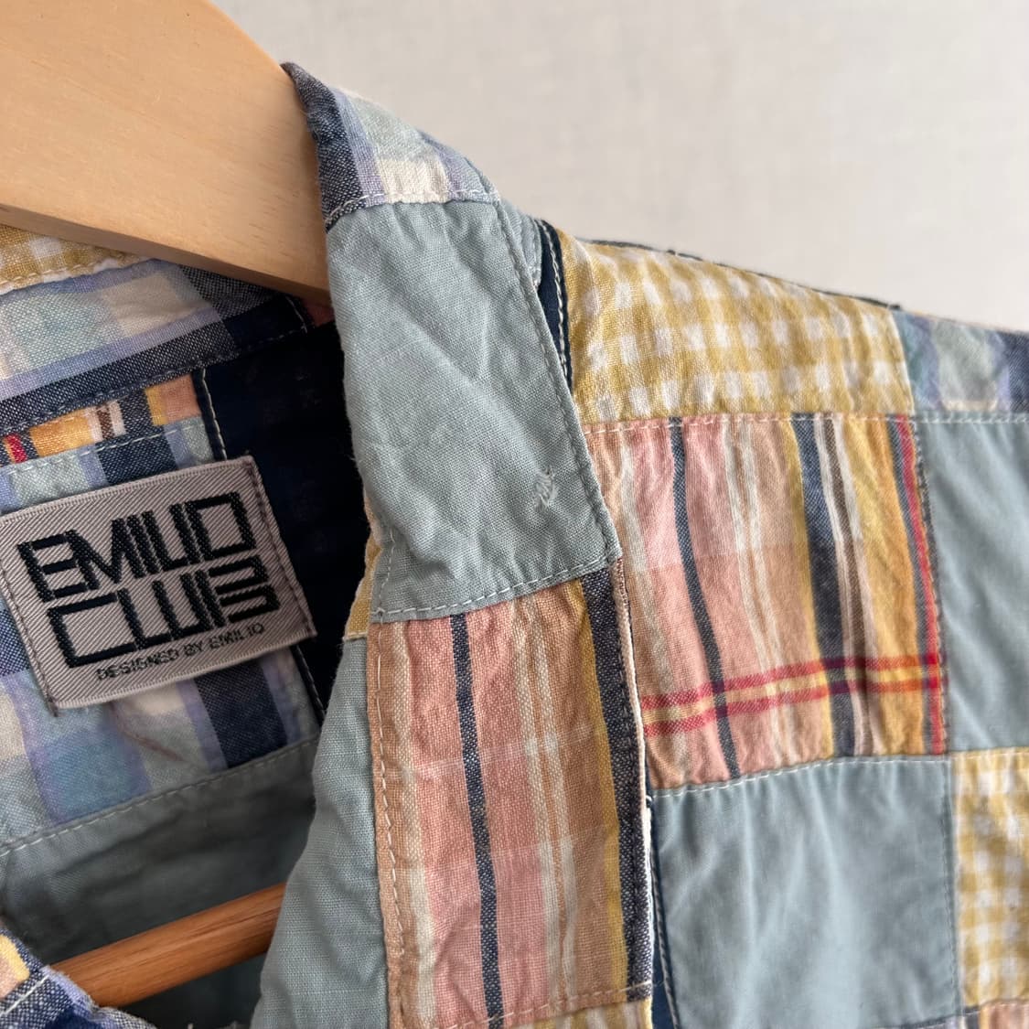 Vintage Patch work shirts 상품이미지6