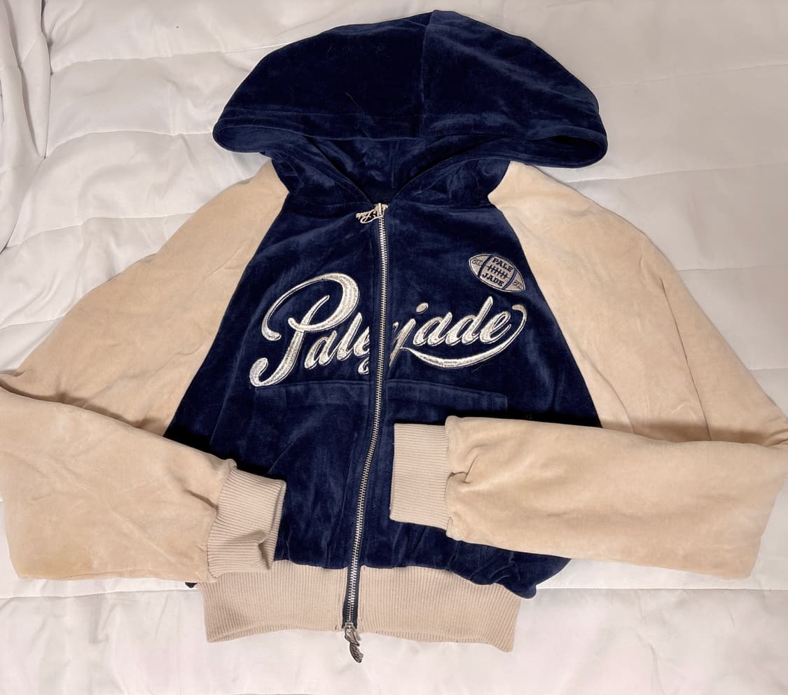 페일제이드 바시티 후드집업 갸루 브라운 네이비 상품이미지4