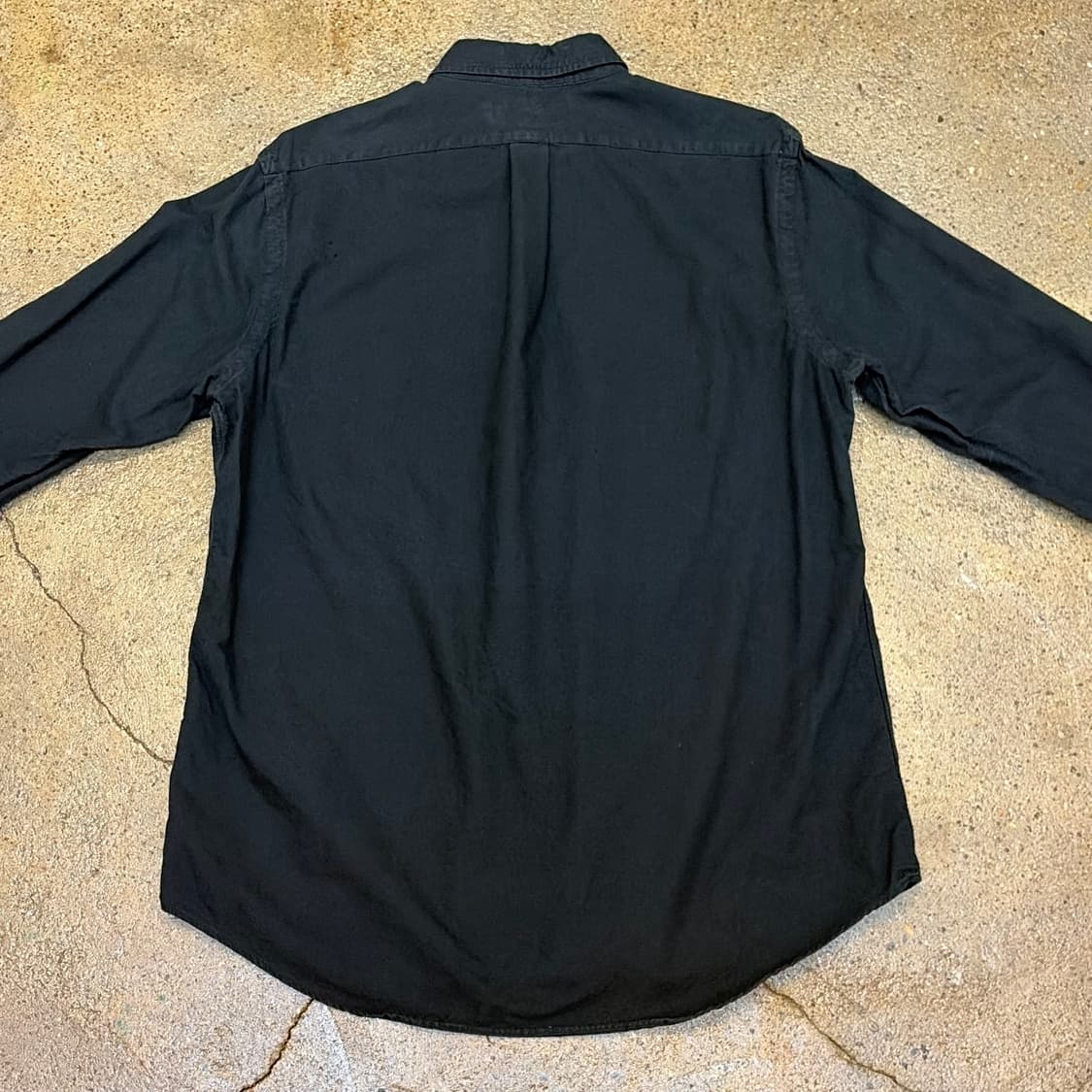 미국 빈티지 폴로랄프로렌 긴팔 검정 블랙셔츠 상품이미지5