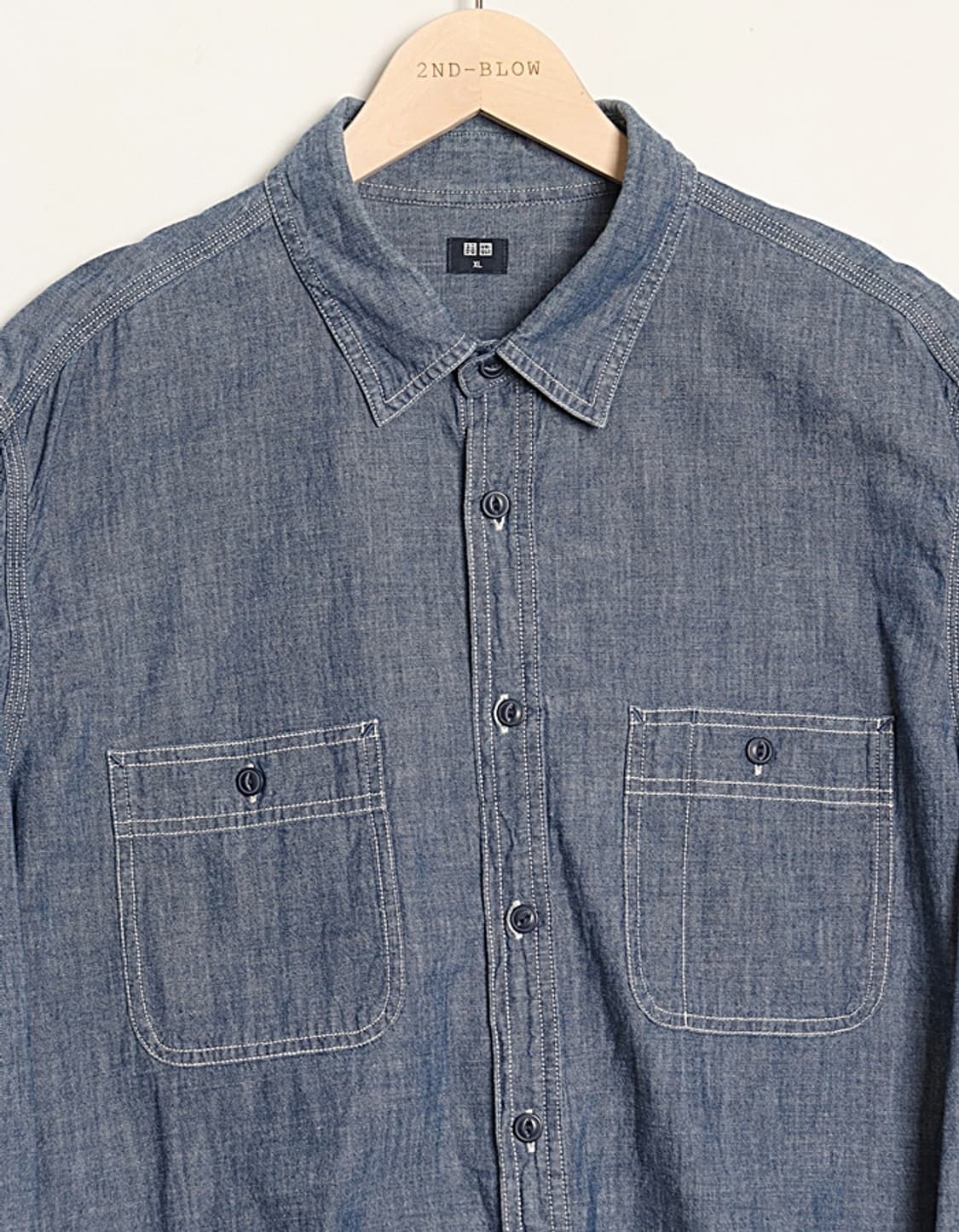  UNIQLO Chambray Work Shirts 상품이미지2