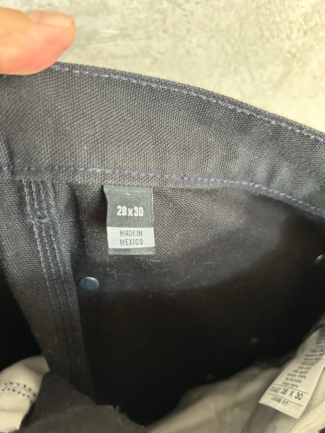 칼하트 더블니 블랙팬츠 상품이미지6