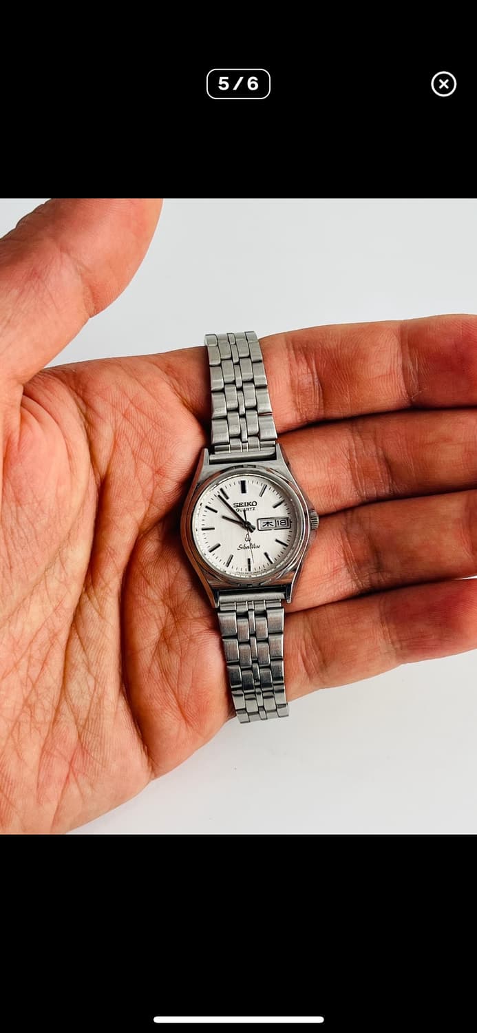 세이코 쿼츠 여성 메탈 손목시계 상품이미지5