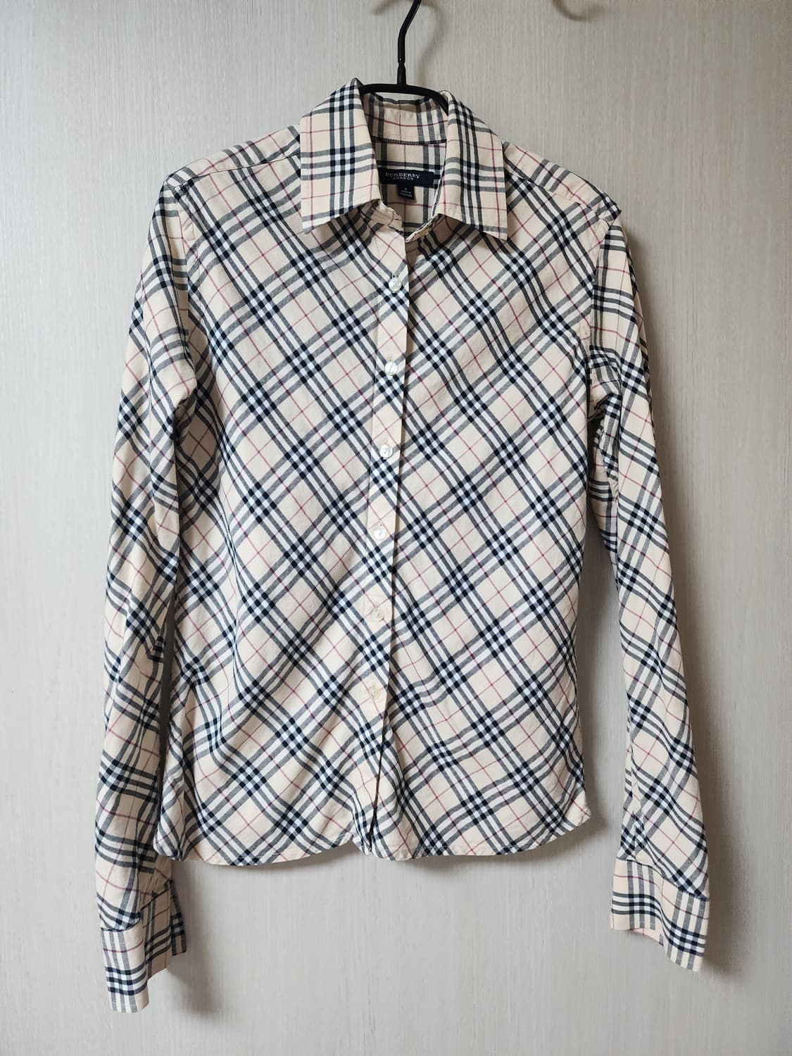 (정품)  사선체크 셔츠 노바체크 S 버버리 Burberry 상품이미지1