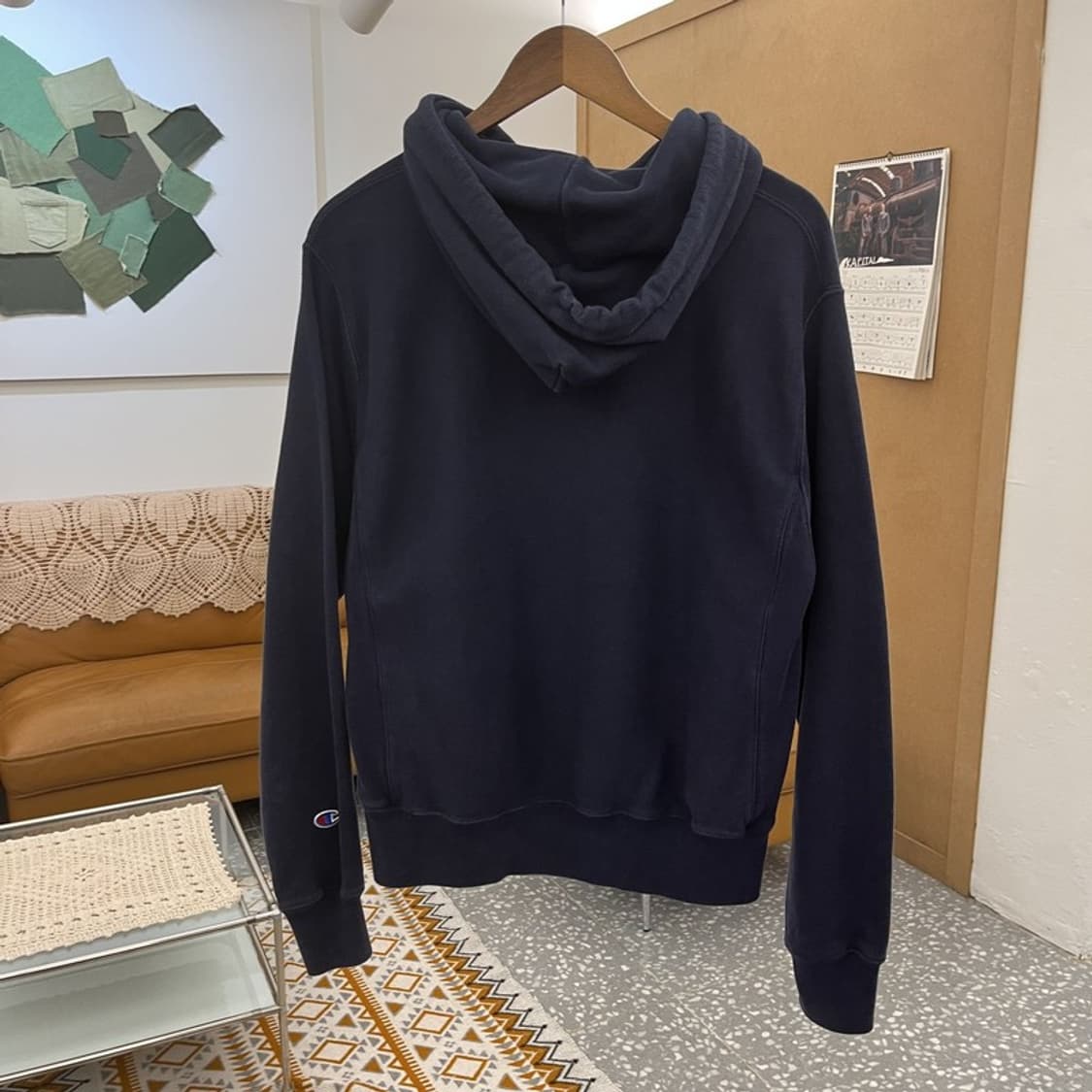 챔피온 리버스위브 올드스쿨 캐주얼 빈티지 후드티 S C10515 상품이미지4