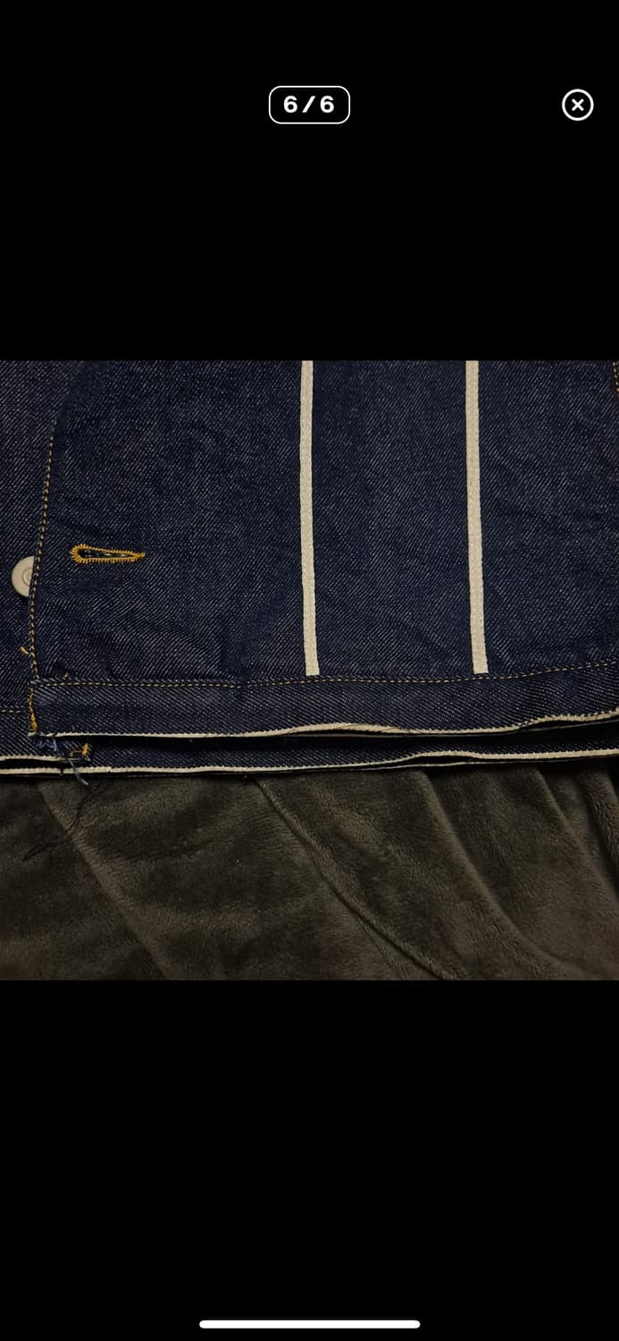 메종 마르지엘라 디트로이트 테이핑 데님 자켓 상품이미지3