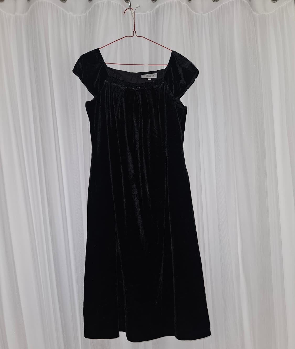 theoria 빈티지 벨벳 원피스 니혼진 공겜여주 히메갸루 고스 고딕 상품이미지1