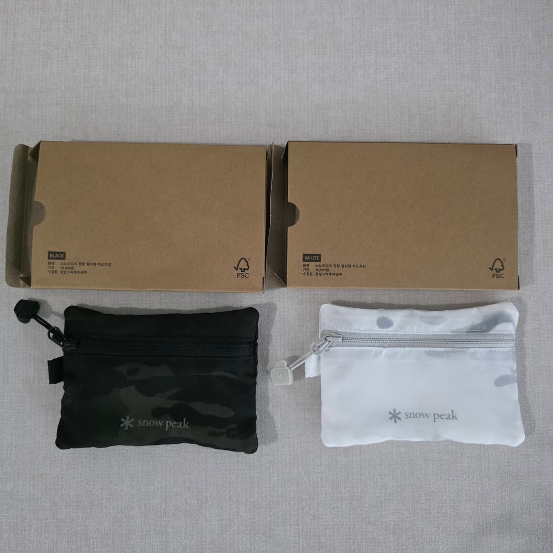 스노우피크 미니 파우치,카드지갑 상품이미지1