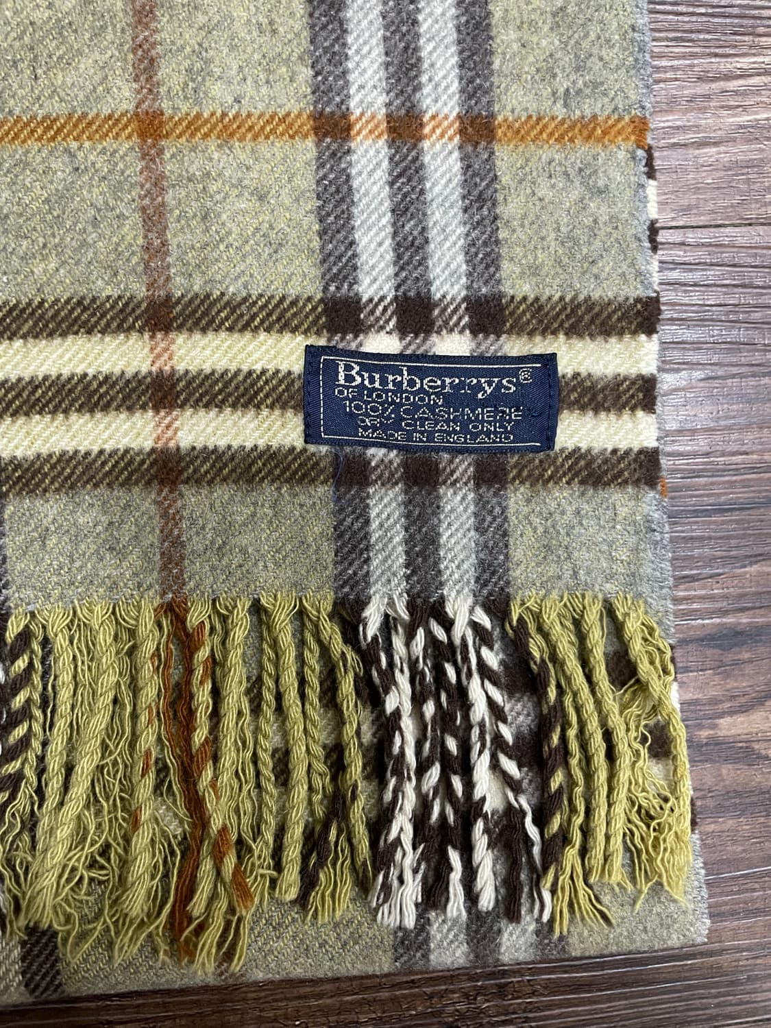 버버리 100% 캐시미어 노바체크 머플러 상품이미지2