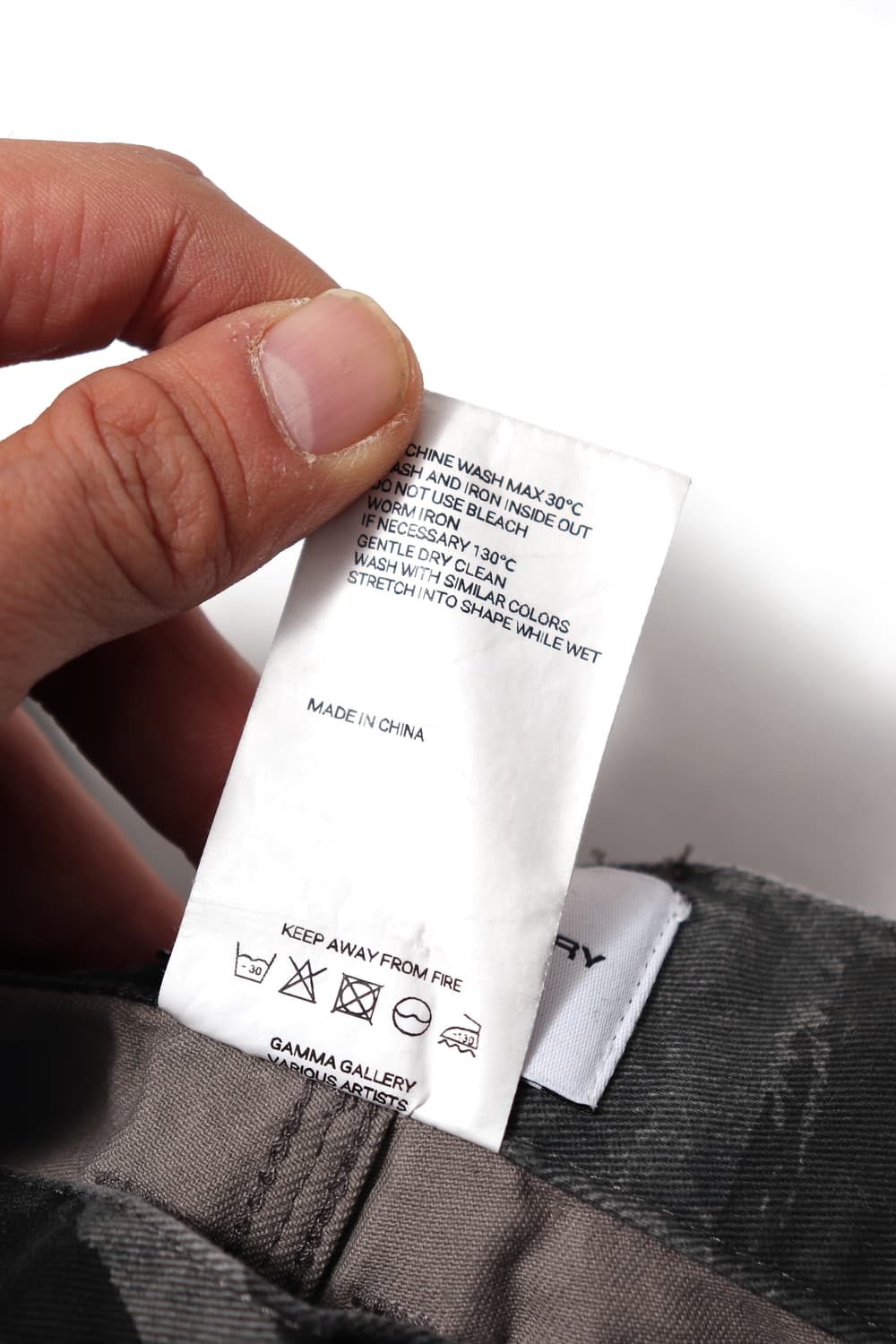 GAMMA GALLAERY 블랙우드 카펜터 팬츠 size S 상품이미지7