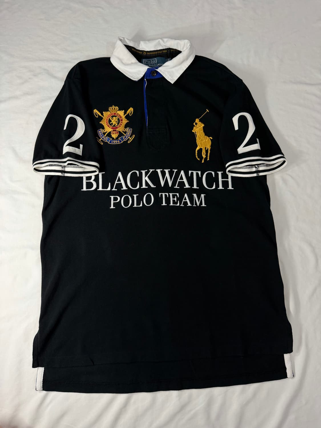 폴로 랄프로렌 빅포니 치프키프 블랙와치 카라티 상품이미지3