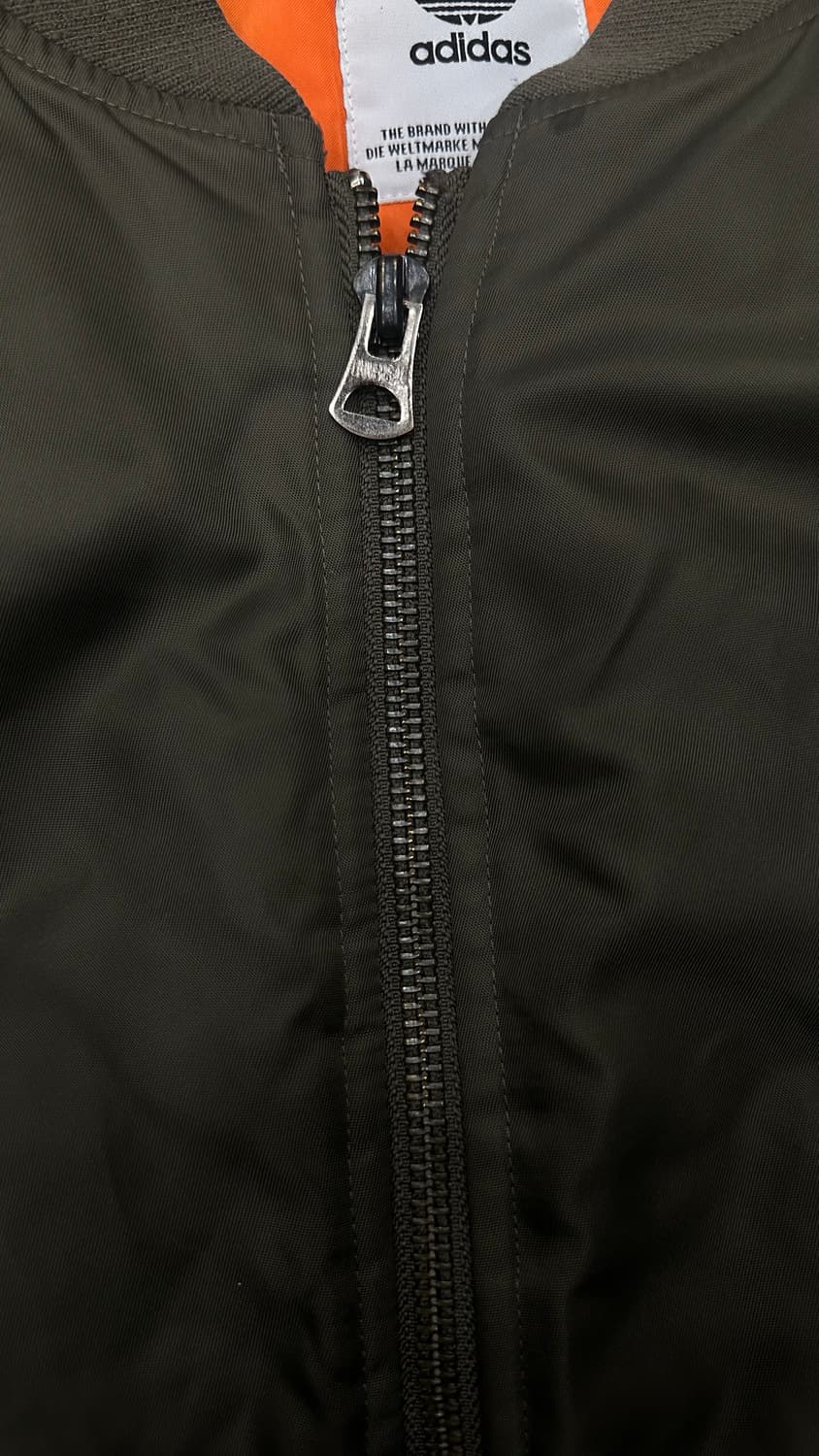 아디다스 오리지널3선 봄버 패디드 자켓 xxl  상품이미지7