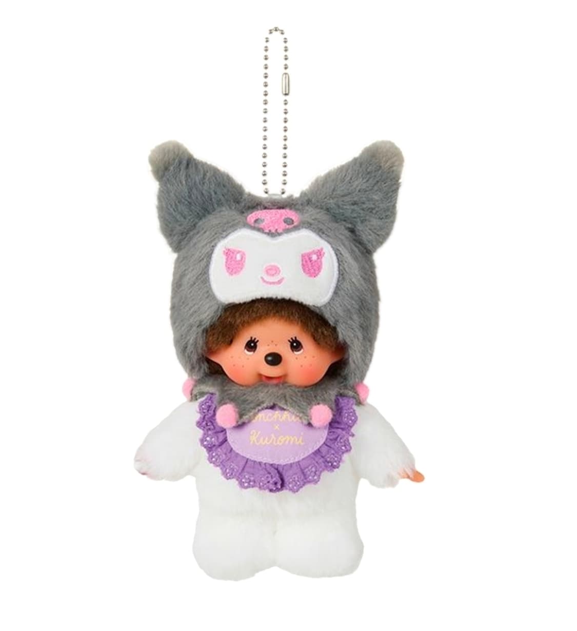 몬치치 x 산리오 캐릭터즈 쿠로미 치무탄 키체인 상품이미지1