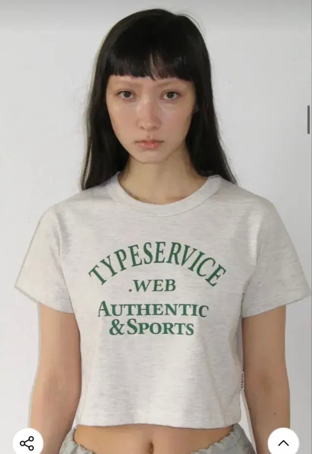 타입서비스 로고 크롭티  상품이미지2