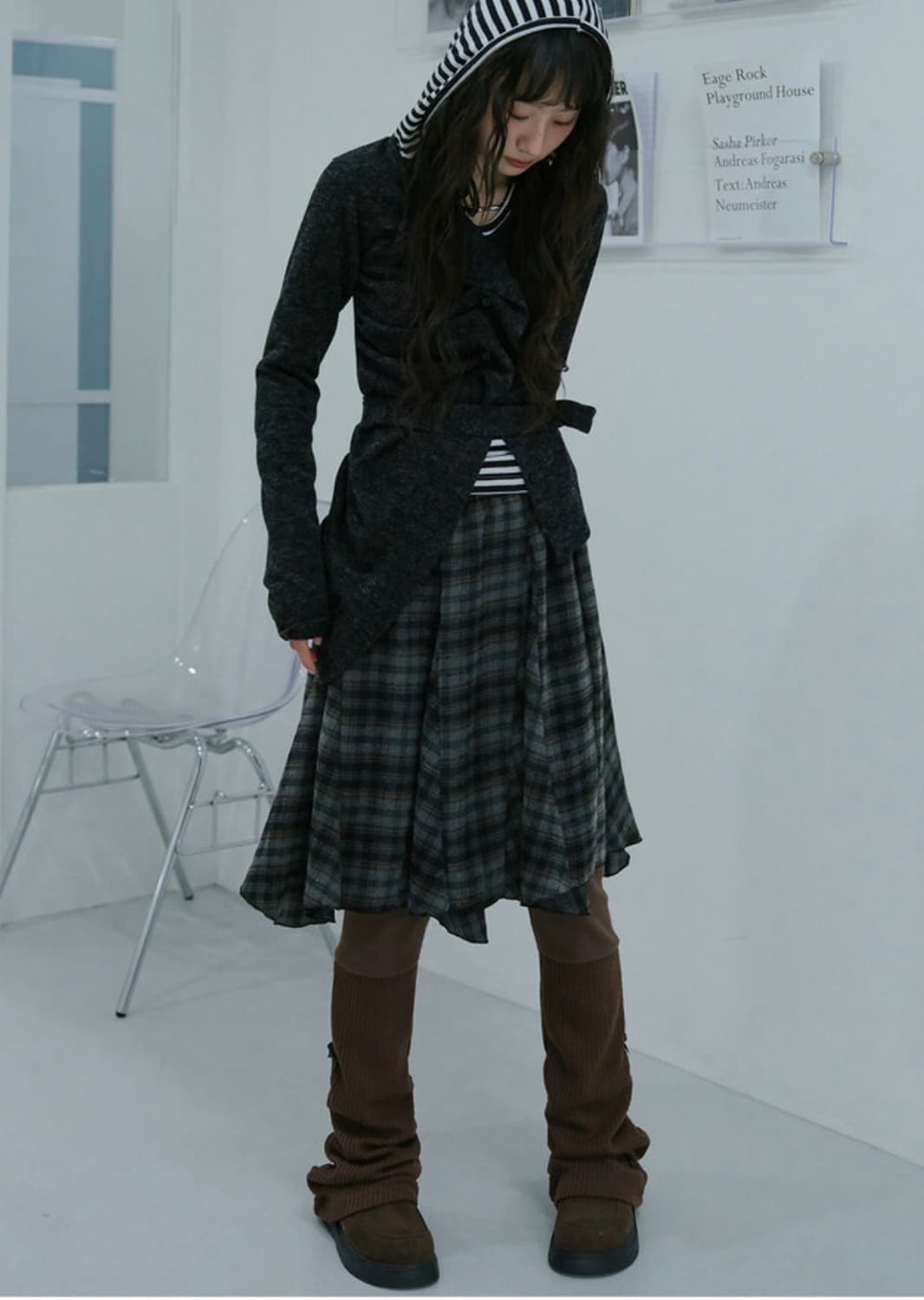 틸데서울 엘리엇 셔링 리본 배색 레깅스 상품이미지5