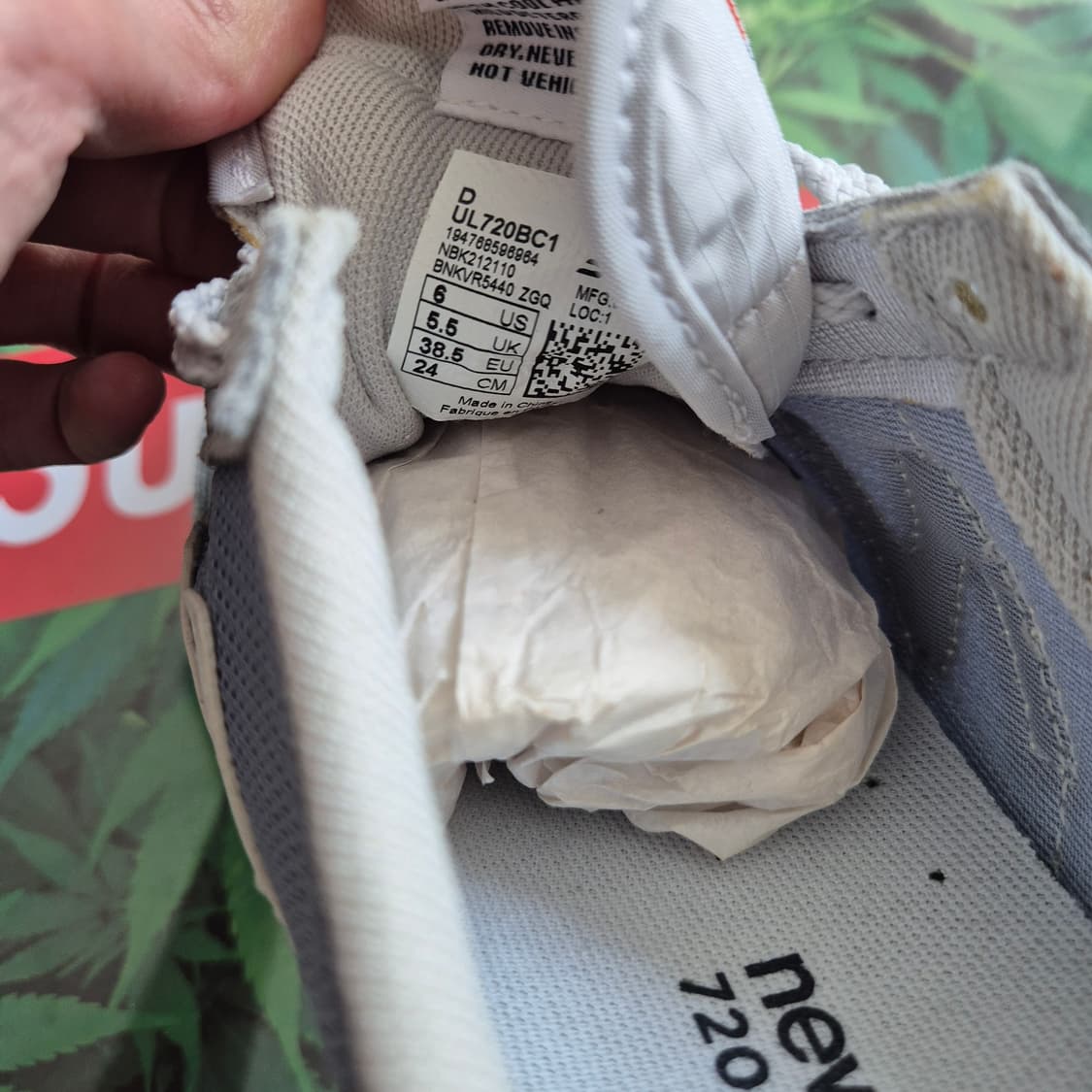 (세일)(새상품)뉴발란스 720 블루 그레이 스니커즈 UL720 상품이미지10