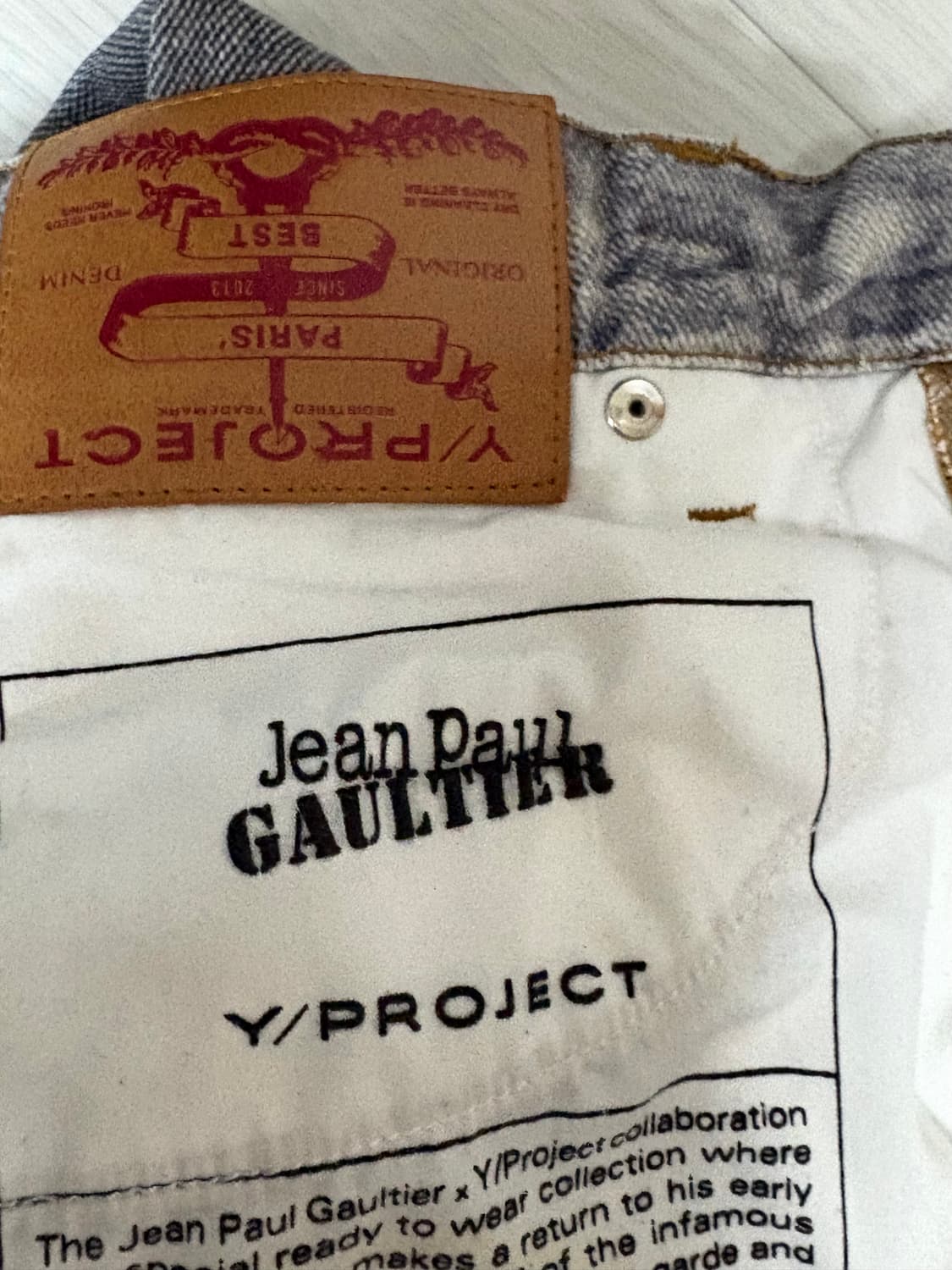 와이프로젝트x장폴고티에 트롱프뢰유 팬츠 상품이미지3