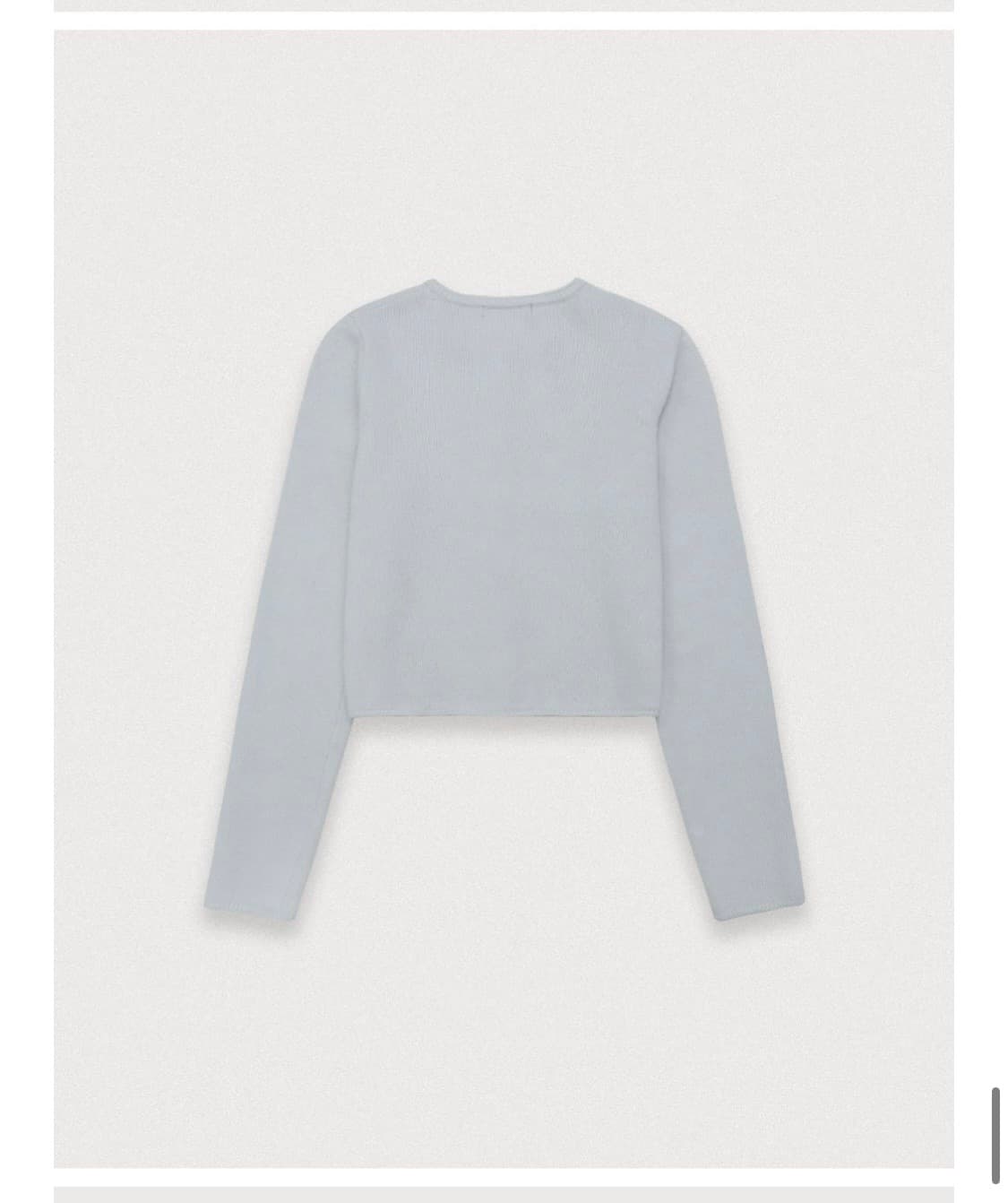 foeto Persona heart cardigan(mute blue) 상품이미지3