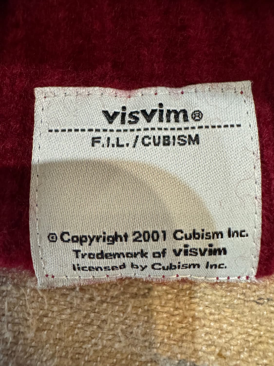 [OS] 비즈빔 네임택 울 와치캡 버건디 상품이미지6