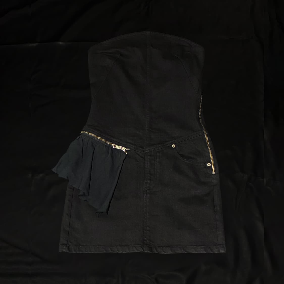 디젤 탱크탑 블랙 미니원피스 상품이미지1