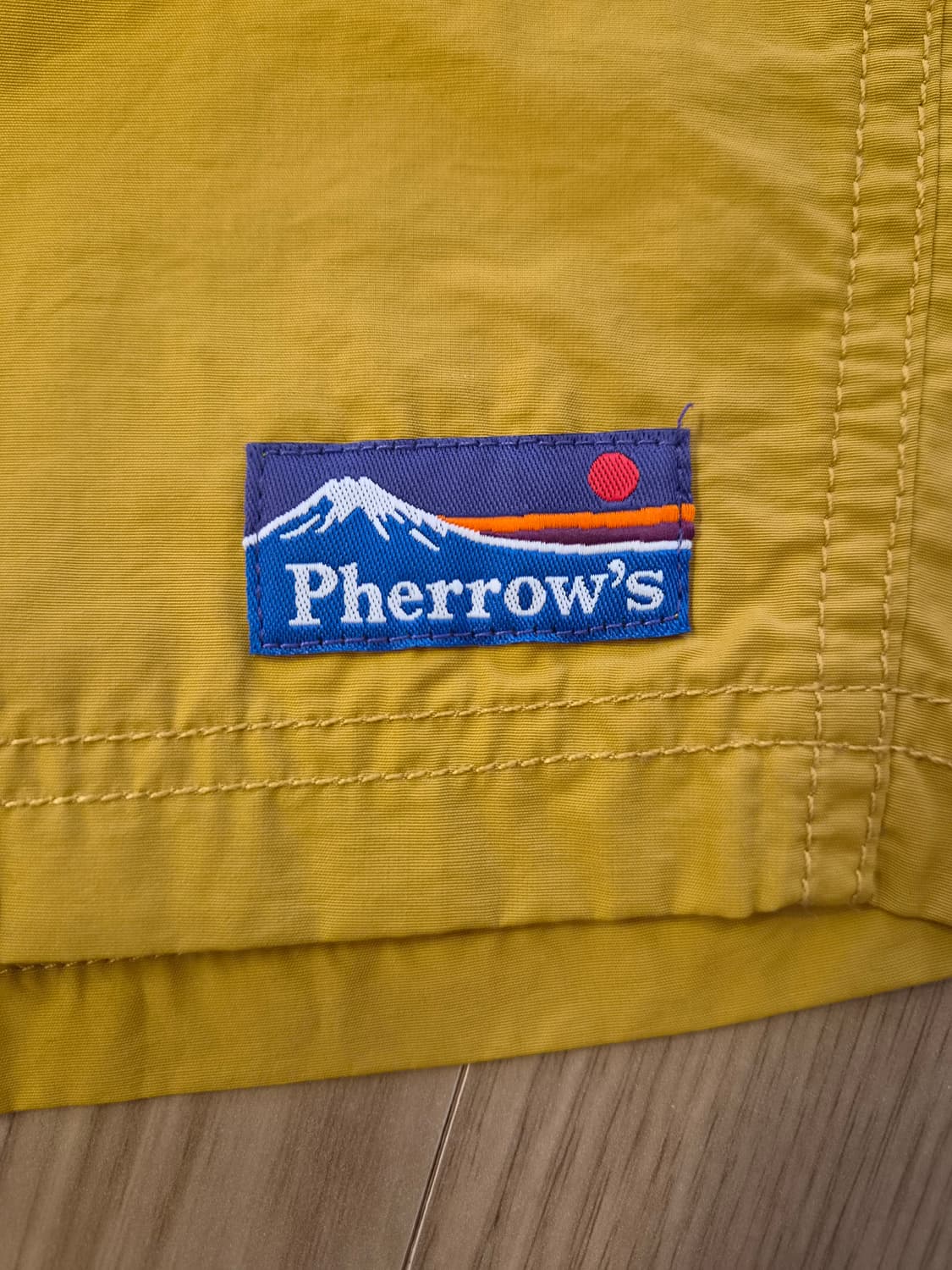 페로우즈(Pherrow's) 밴딩 반바지 머스타드 상품이미지3