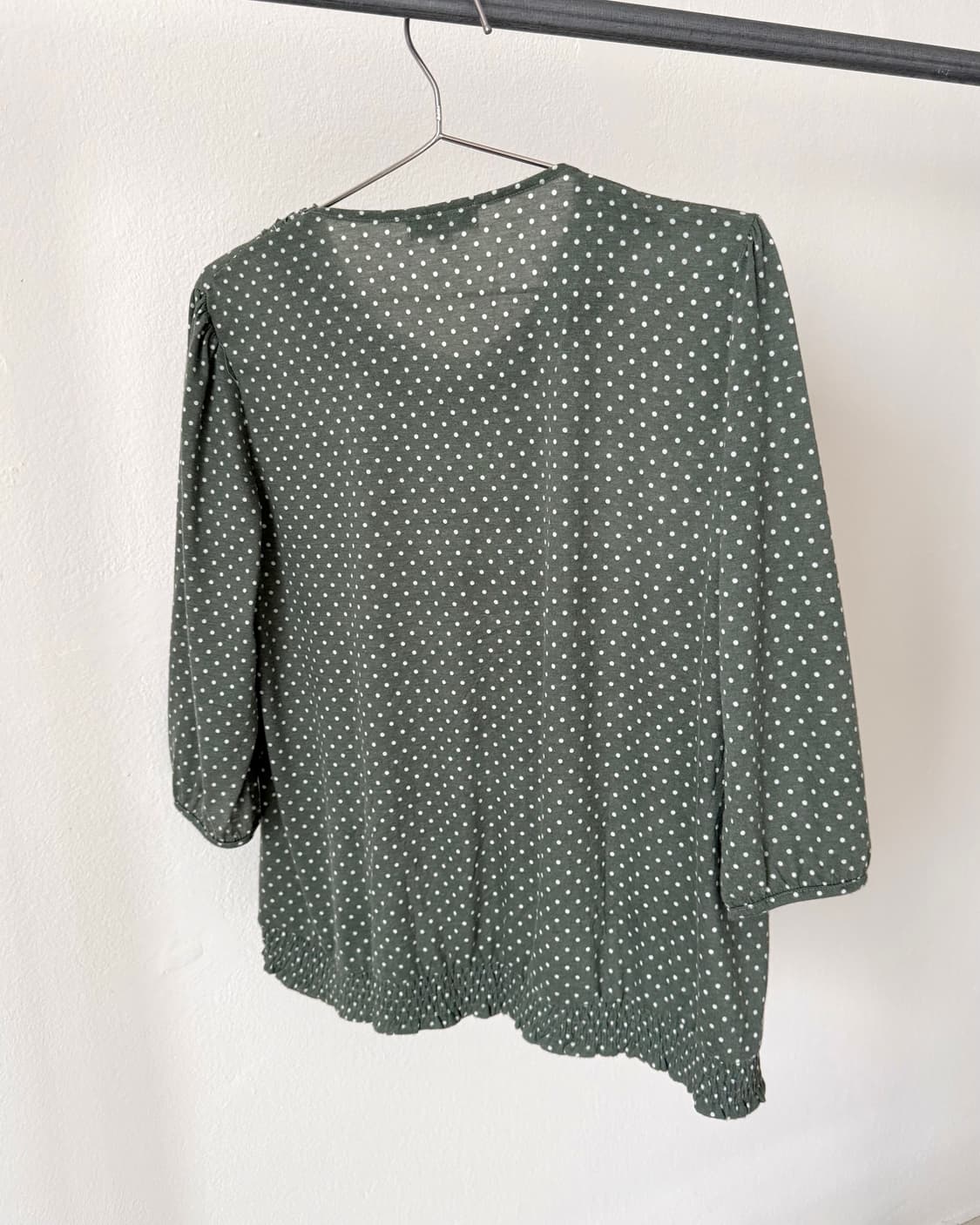 빈티지 도트 블라우스 상품이미지4