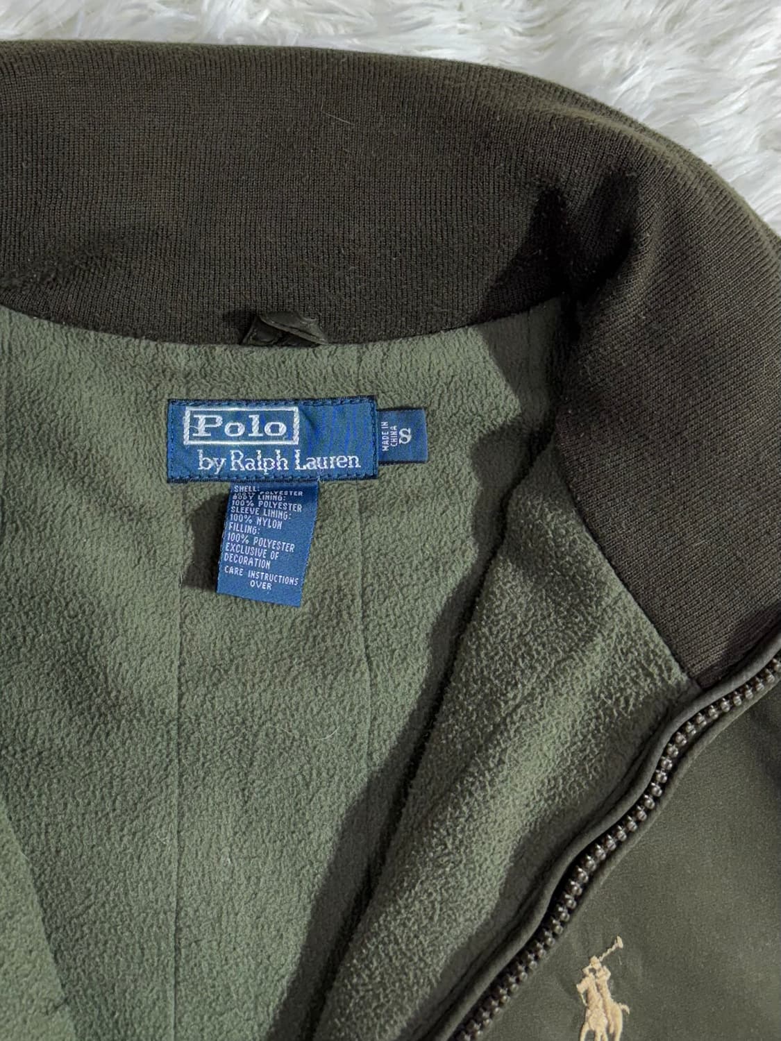 폴로 랄프로렌 카키 포니 폴리쉘 자켓  상품이미지6