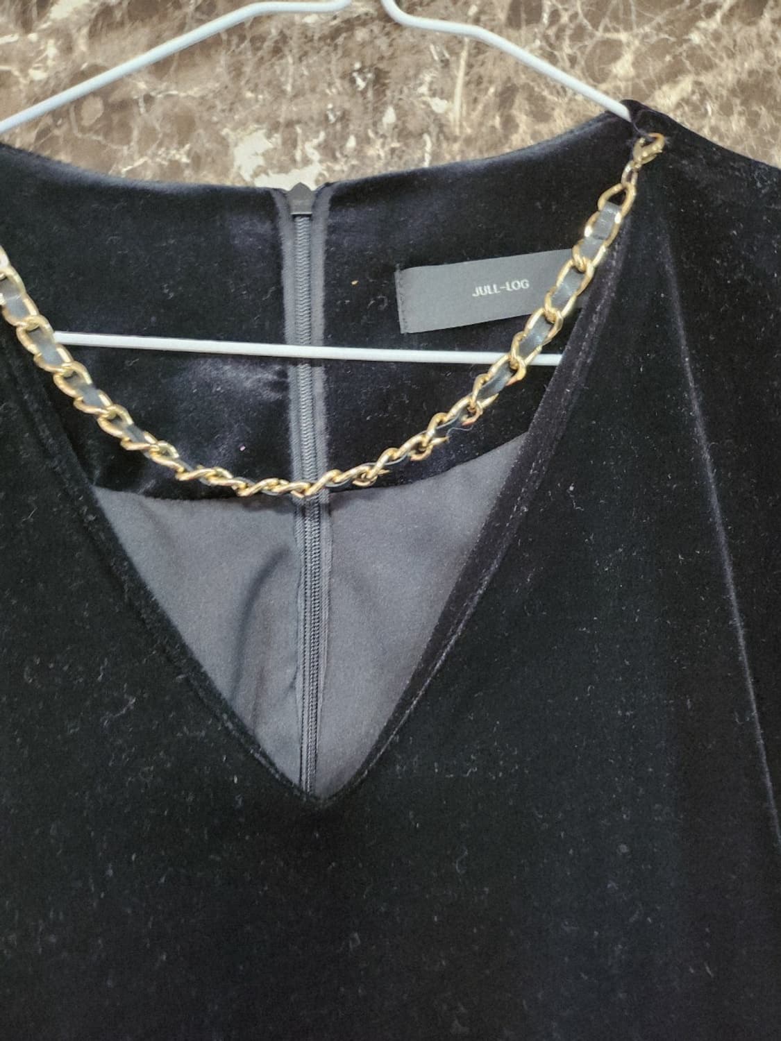 줄로그  벨로어 미디 원피스  상품이미지3