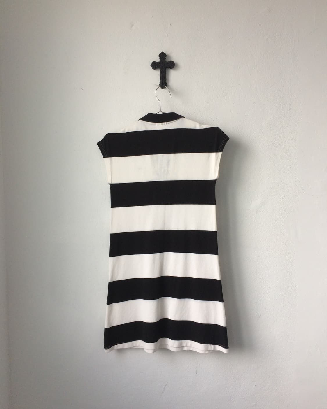 Lacoste stripe pattern lace up onepiece 상품이미지3