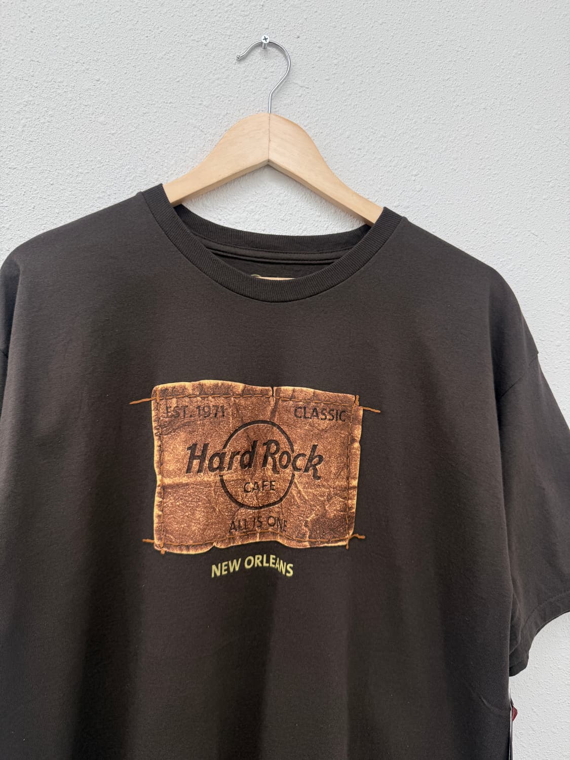 하드락카페 뉴올리언스 빈티지 프린팅 반팔 티셔츠 상품이미지2