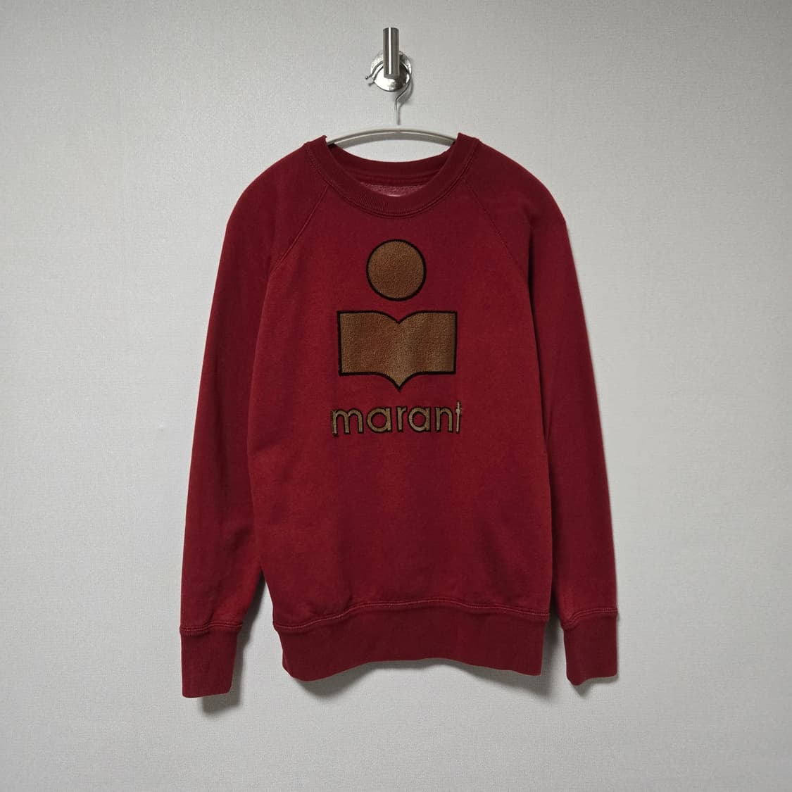 이자벨마랑 벨벳로고 맨투맨/ 여성 맨투맨/ 여자 맨투맨  상품이미지1