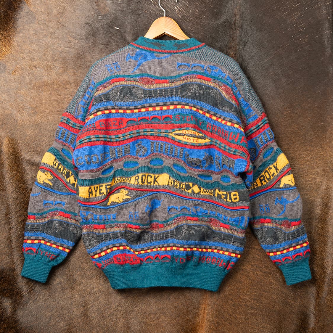 [105] 90s EMAROO by HYSPORT 3D 니트 스웨터  상품이미지4