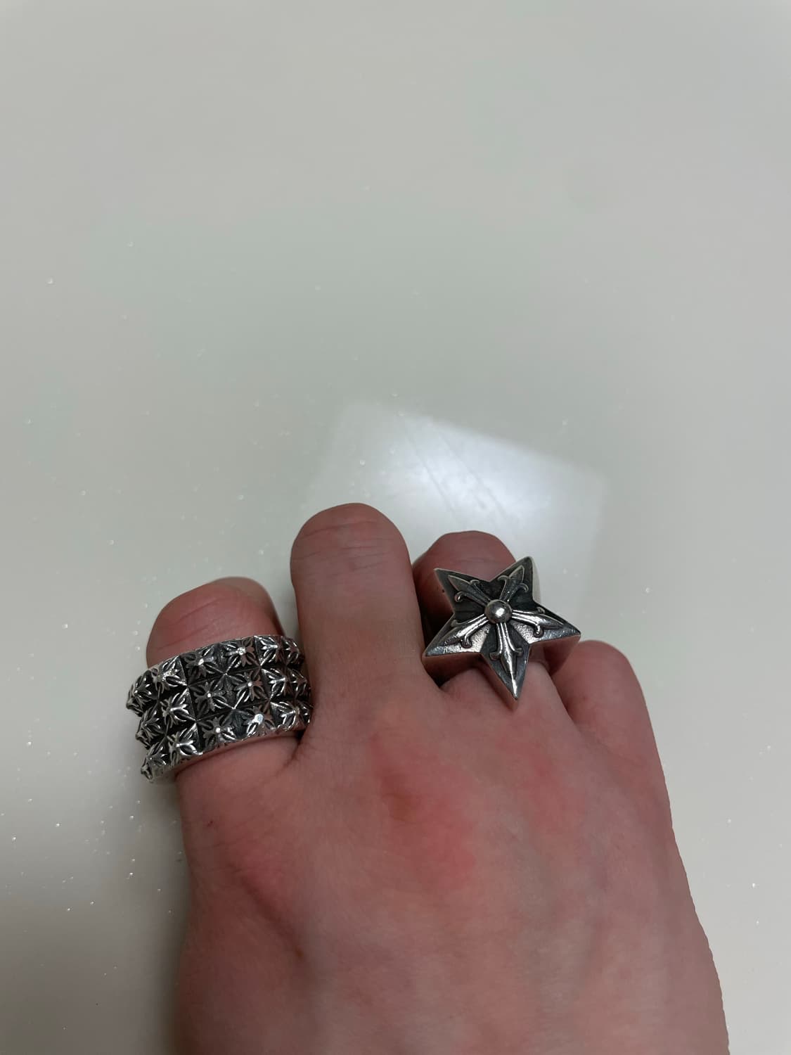 크롬하츠 트리플 피라미드 링 상품이미지4