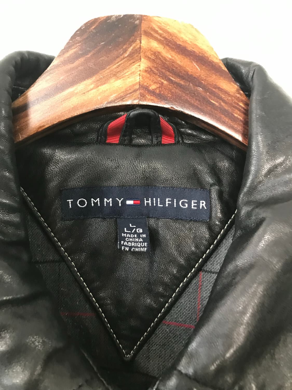 타미힐피거 양가죽 블랙 레더 자켓 상품이미지6
