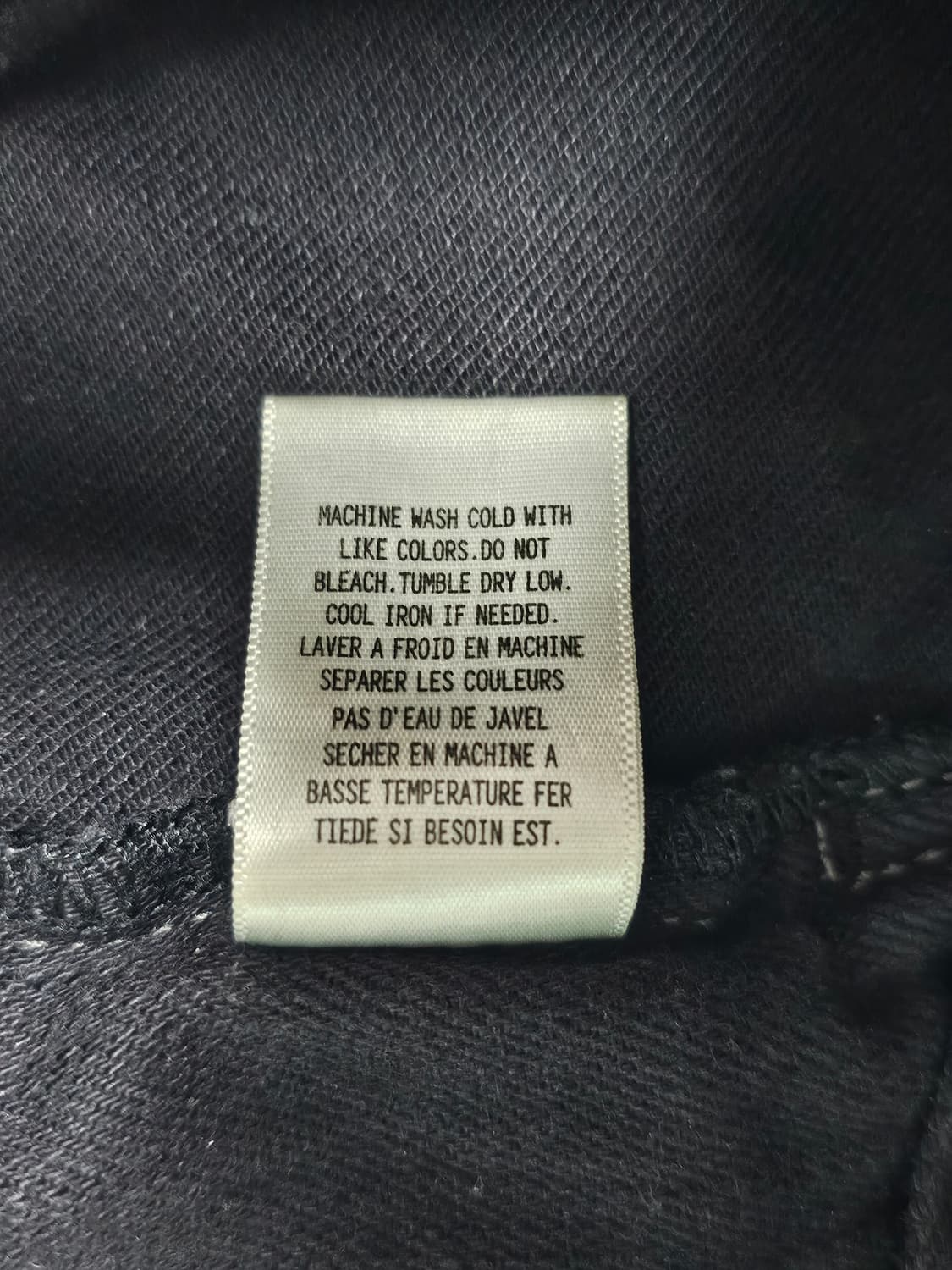 Guess boot cut denim black 34  상품이미지4