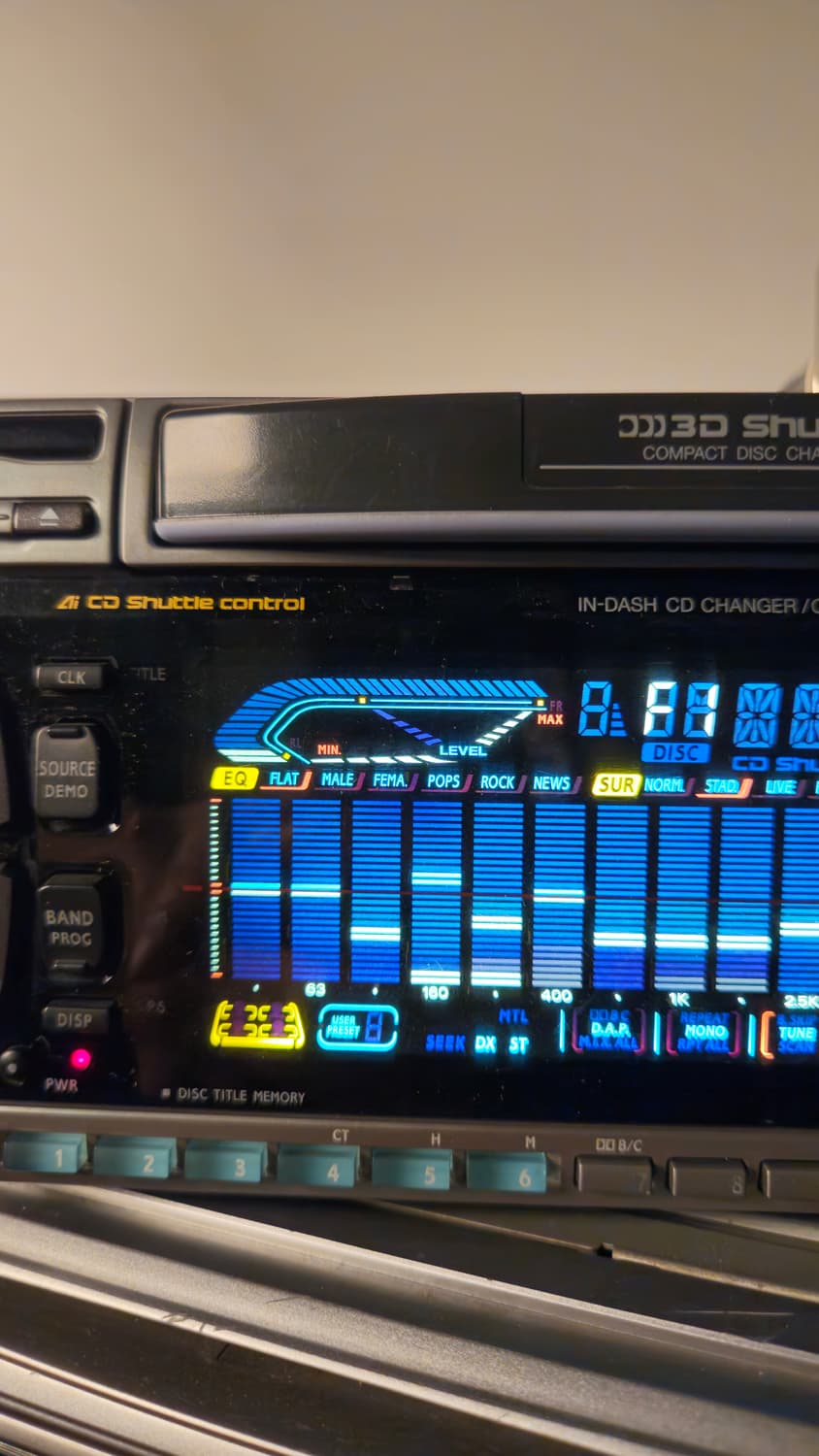 Y2k 이퀄러이저 Alpine 플레이어 상품이미지5