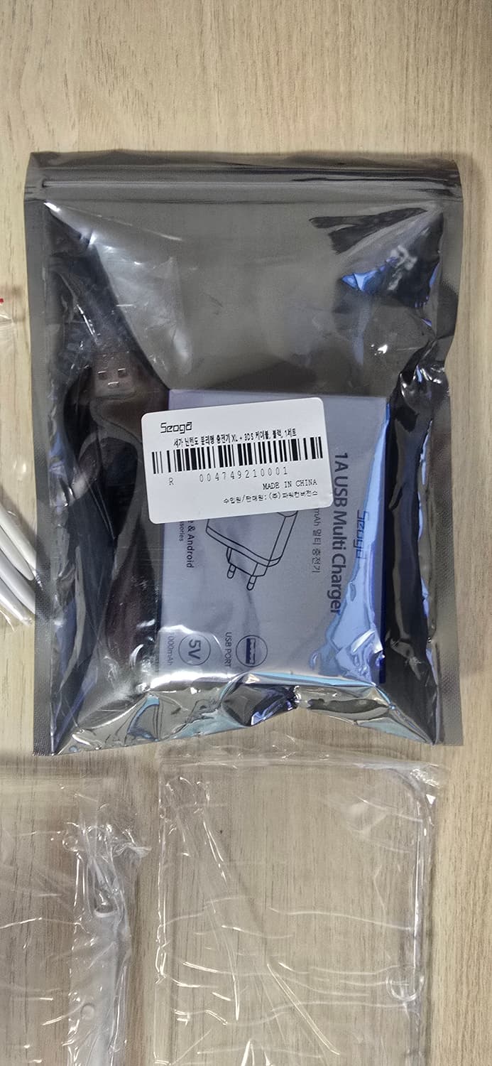 미사용 new 3ds xl 뉴큰다수 클리어 케이스 닌텐도 충전기 터치팬 상품이미지4