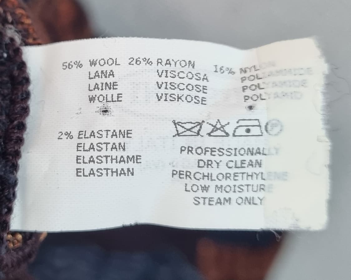 XS (44) 미쏘니 멀티컬러 울혼방 목폴라 니트 상품이미지5