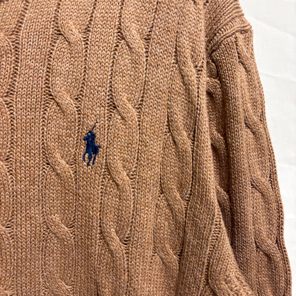 폴로 랄프로렌 케이블 니트 / 브라운, L 상품이미지5