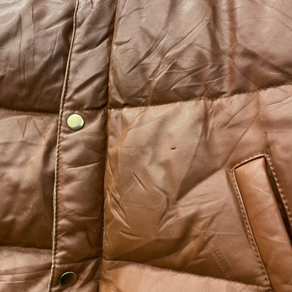 JPN 프리덤 램 스킨 양가죽 스포츠 웨어 다운 패딩 자켓 N62 상품이미지4