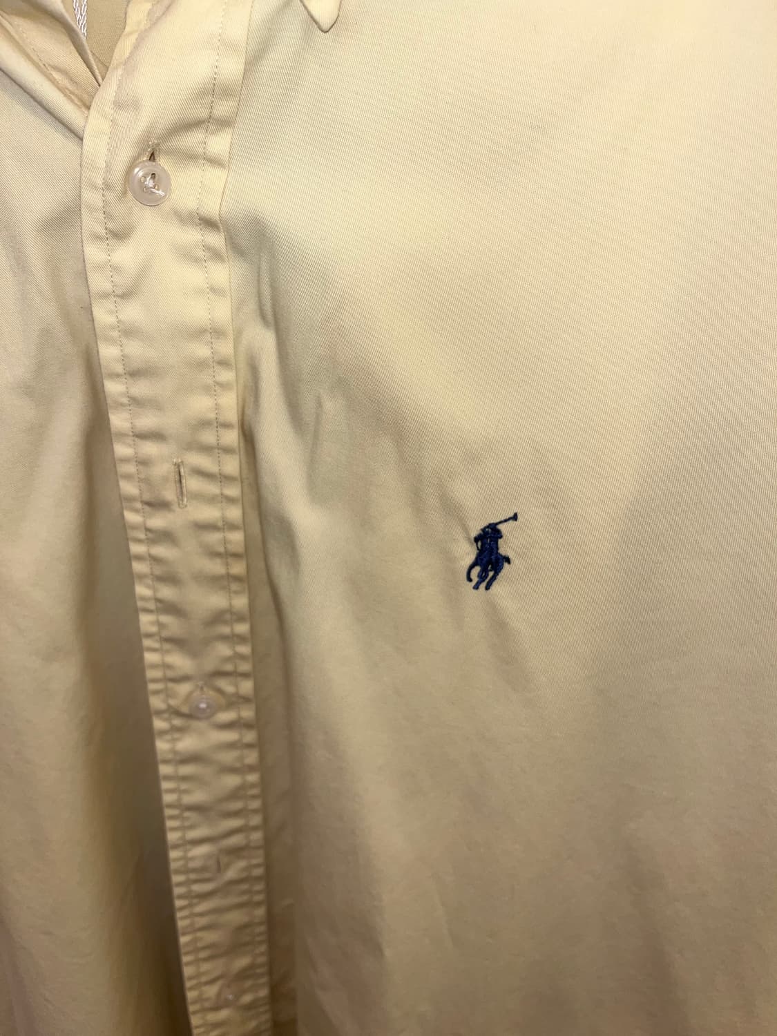 POLO RALPH LAUREN 폴로 옐로우크림 셔츠 상품이미지3