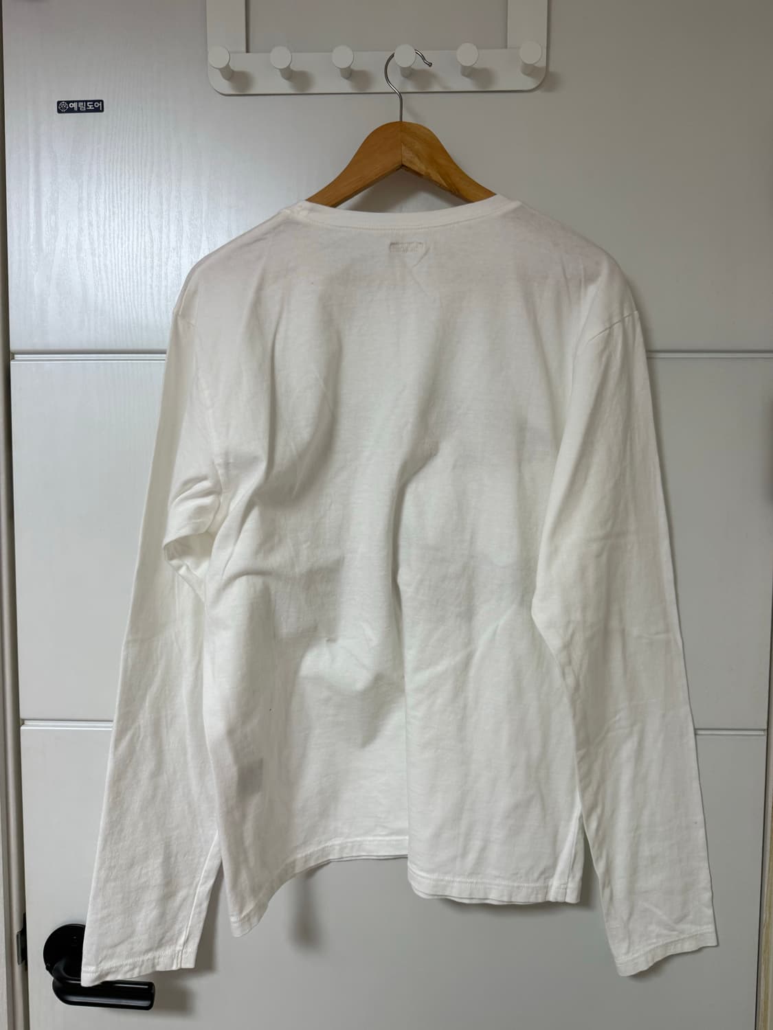 [새상품]캐피탈 20 저지 크루 롱 슬리브(송어티) 화이트 4사이즈 상품이미지2