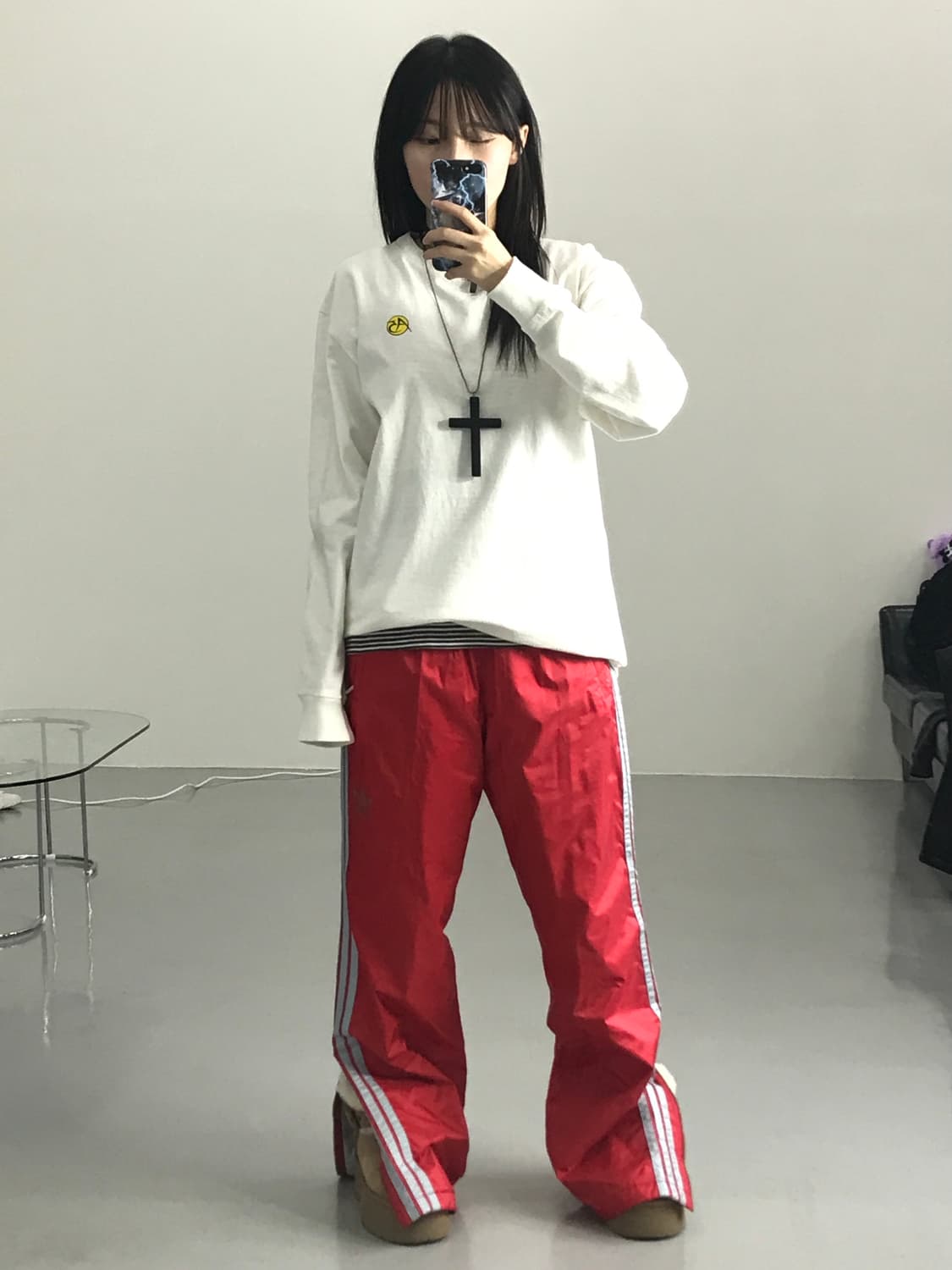 노스페이스 A5 시리즈 화이트 롱슬리브 상품이미지1